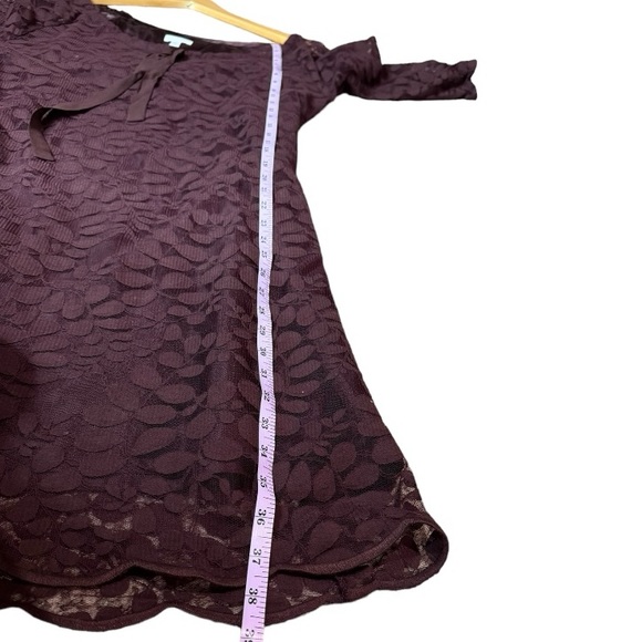 Garnet Hill Boheme Easy Lace Dress size 10 - Picture 11 of 13